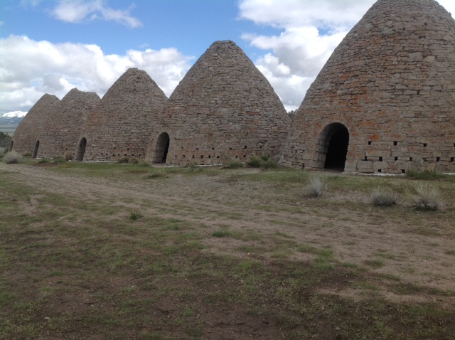 Charcoal kilns in Utah, built by the Portuguese, long ago.